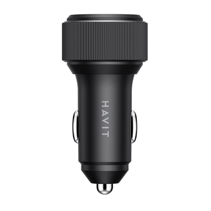 Auto punjač HAVIT CC2014, 30W, 3A, 2 x USB-C, Crni