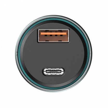 Auto punjač HAVIT CC2017, 45W, 3A, 1 x USB-A - 1 x USB-C, Crno Plavi