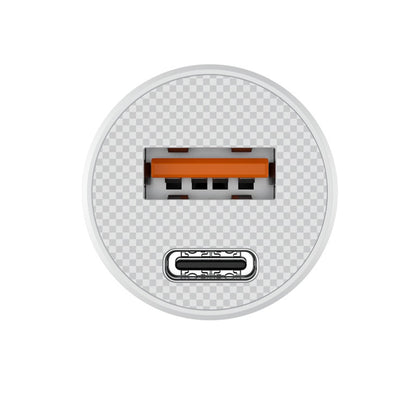 Auto punjač HAVIT CC2022, 20W, 3A, 1 x USB-A - 1 x USB-C, Bijeli