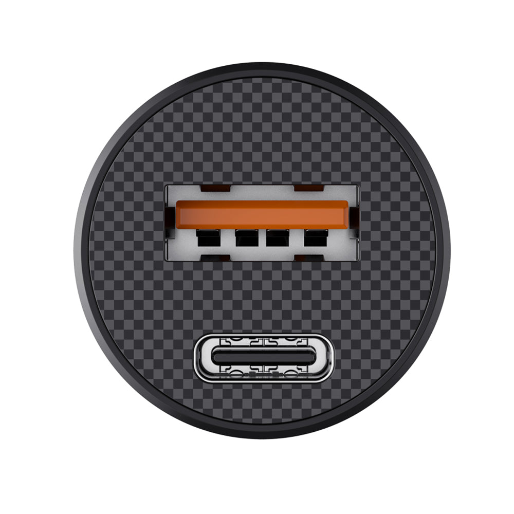 Auto punjač HAVIT CC2022, 20W, 3A, 1 x USB-A - 1 x USB-C, Crni