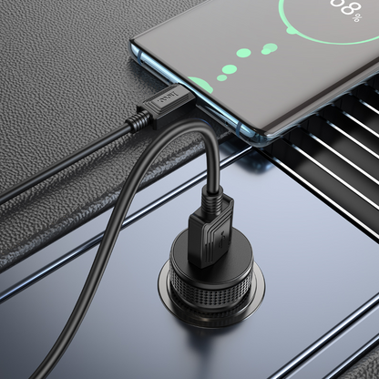 Auto punjač HOCO Z49A, 18W, 3A, 1 x USB-A, Crna