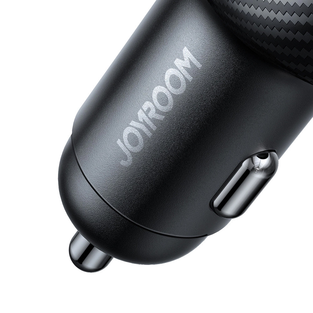 Auto punjač Joyroom JR-CCD04, 30W, 3A, 1 x USB-A - 2 x USB-C, Crni