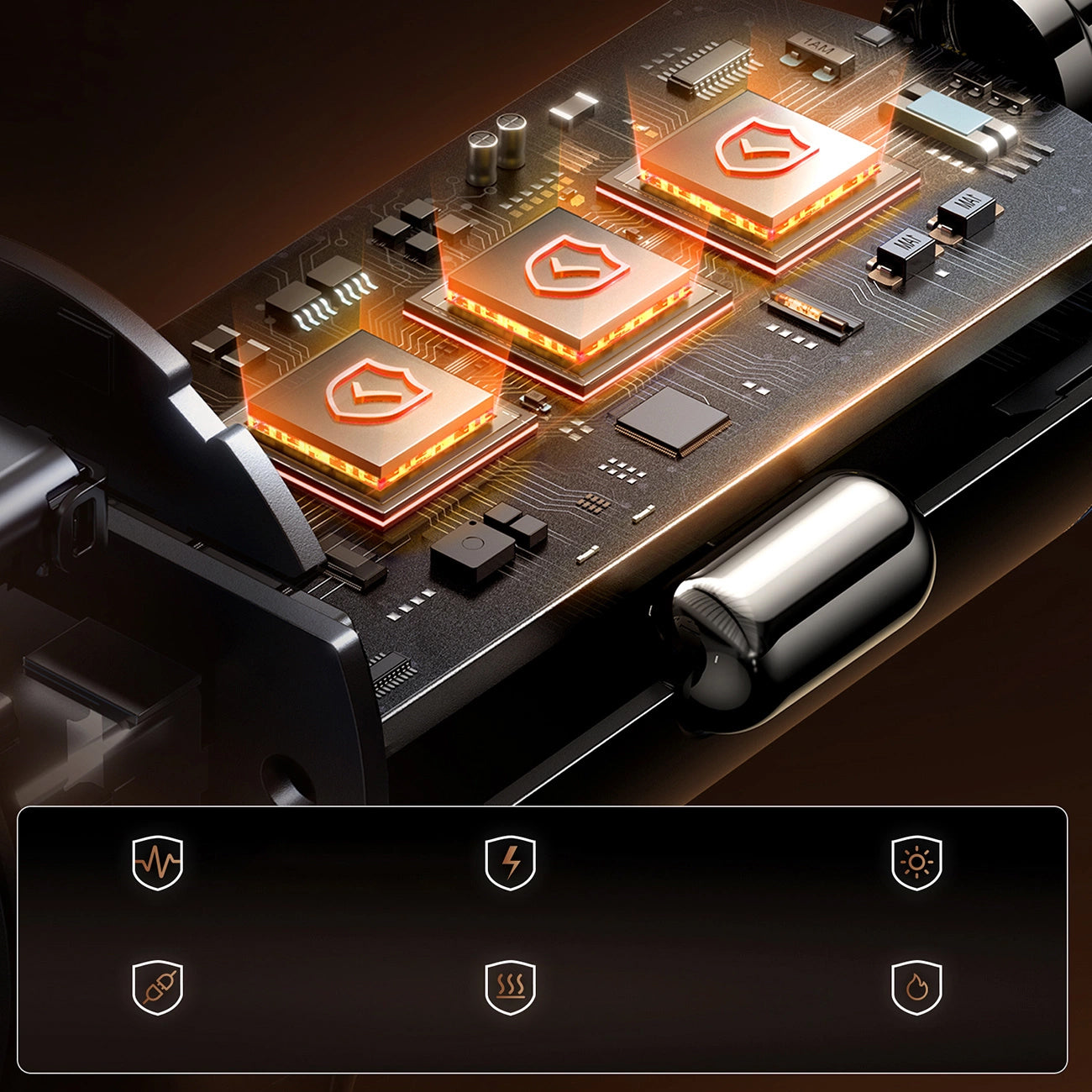 Auto punjač Joyroom JR-CCN16 Mini, 12W, 2.4A, 1 x USB-A - 1 x USB-C, Crni