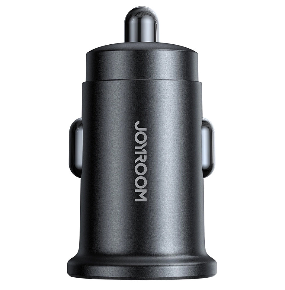 Auto punjač Joyroom JR-CCN16 Mini, 12W, 2.4A, 1 x USB-A - 1 x USB-C, Crni