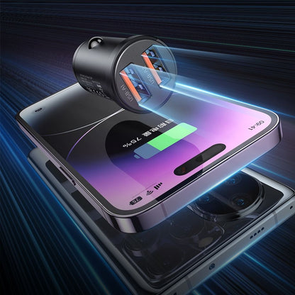 Auto punjač McDodo CC-2950 Cool, 15.5W, 3.1A, 2 x USB-A, Crni