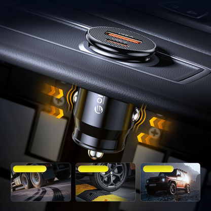 Auto punjač Orico PowerMini, 30W, 3A, 1 x USB-A - 1 x USB-C, Crni