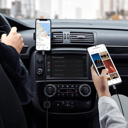 Auto punjač UGREEN CD130, 30W, 3A, 1 x USB-A - 1 x USB-C, Sivi