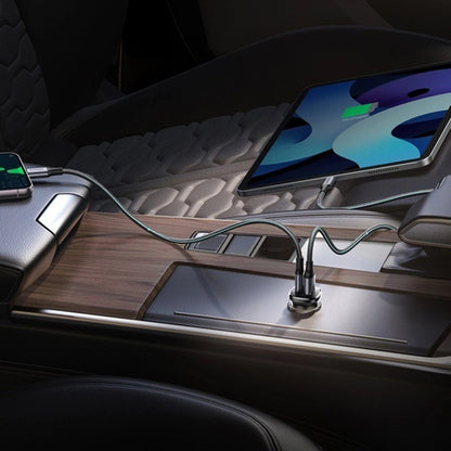 Auto punjač UGREEN EC305, 30W, 3A, 1 x USB-A - 1 x USB-C, Crni