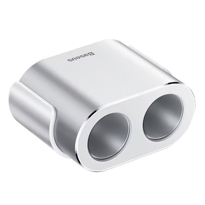 Auto punjač Baseus visoke učinkovitosti, 95W, 2.1A, 2 x produžetak upaljača - 2 x USB-A, Srebrni CRDYQ-0S