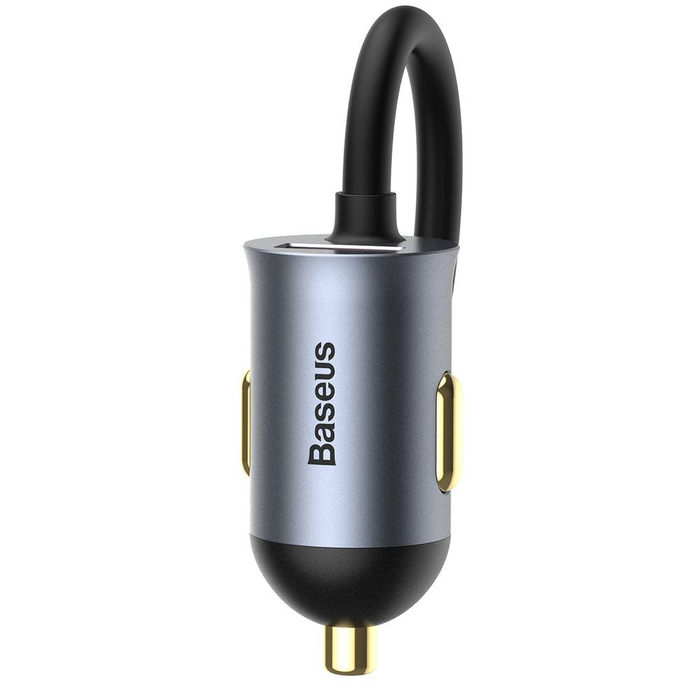 Auto punjač Baseus Share Together, 120W, 3A, 3 x USB-A - 1 x USB-C, Sivi CCBT-B0G