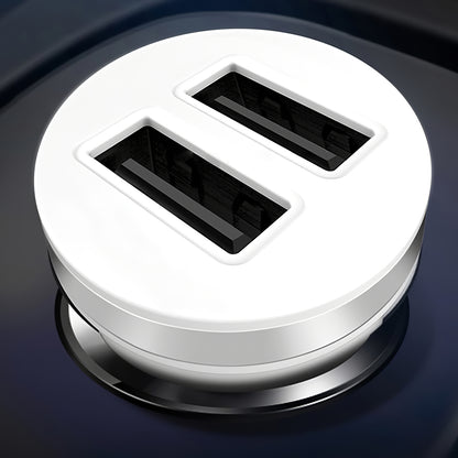 Auto punjač XO Design CC-18, 10.5W, 2.1A, 2 x USB-A, Bijeli