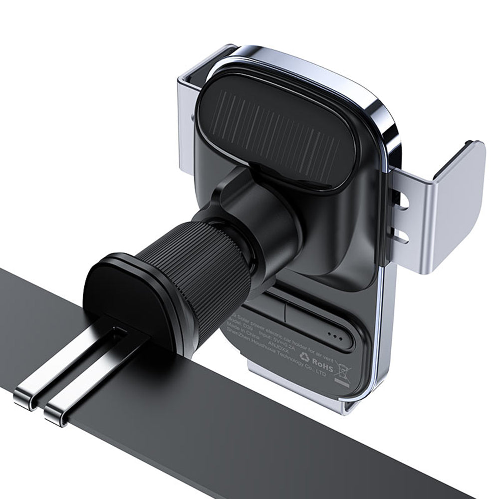 Auto punjač Acefast D39 s solarnim panelom, 15W, 1.67A, Crni