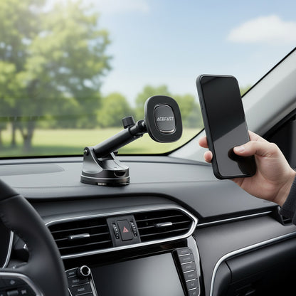 Bežični auto punjač Acefast D47, 15W, 1.67A, Crni