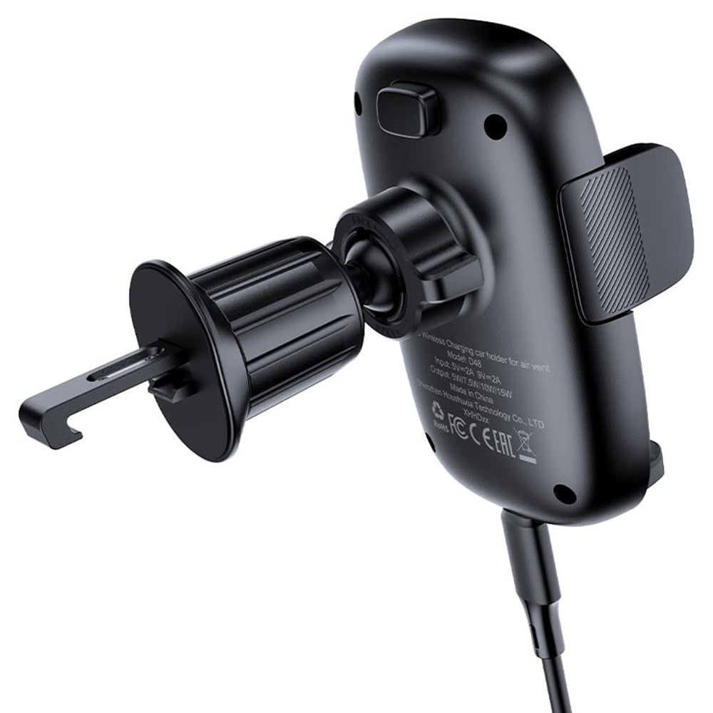 Bežični auto punjač Acefast D48, 15W, 1.67A, Crni