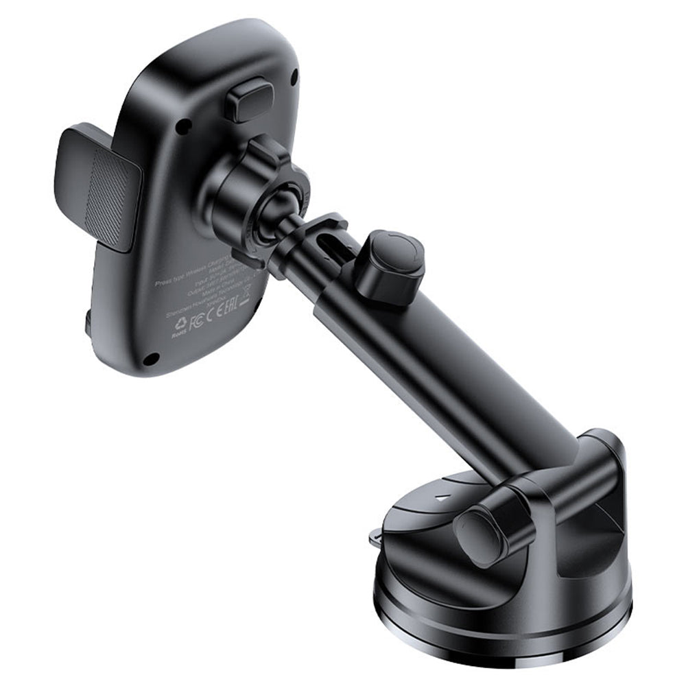 Auto punjač bez žica Acefast D49, 15W, 1.67A, Crni