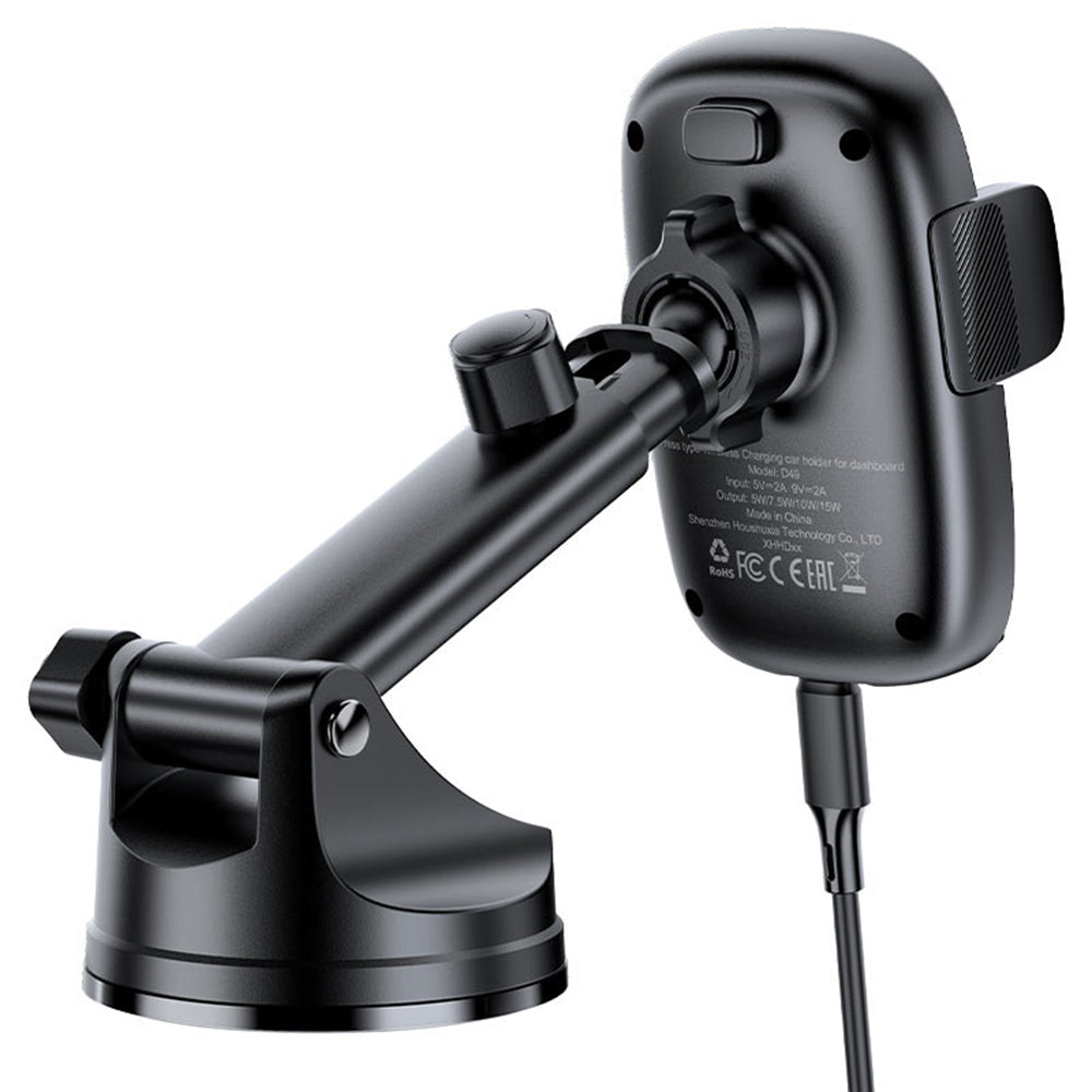 Auto punjač bez žica Acefast D49, 15W, 1.67A, Crni