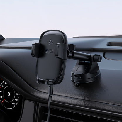 Auto punjač bez žica Acefast D49, 15W, 1.67A, Crni