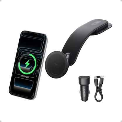 Bežični auto punjač Anker Nano, 15W, 1.67A, Crni B2216H11