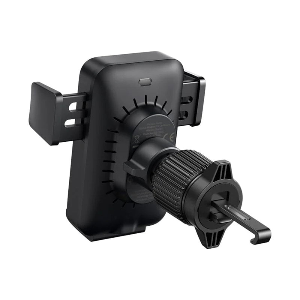 Bežični auto punjač Baseus Wisdom Pro Vent, 15W, 1.67A, Crni C40381501123-00