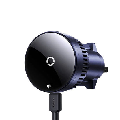 Bežični auto punjač Baseus MagPro, 15W, 1.67A, Crni C40164100121-01