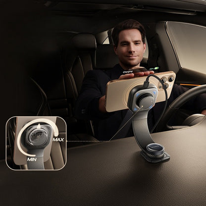 Bežični auto punjač Baseus PrimeTrip C03 Pro, 15W, 1.67A, Crni C0013701