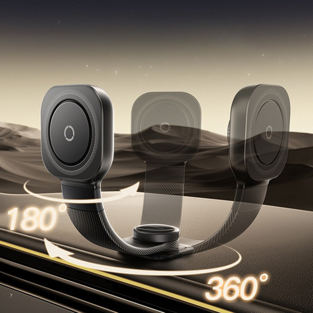 Bežični auto punjač Baseus PrimeTrip C03 Pro, 15W, 1.67A, Crni C0013701