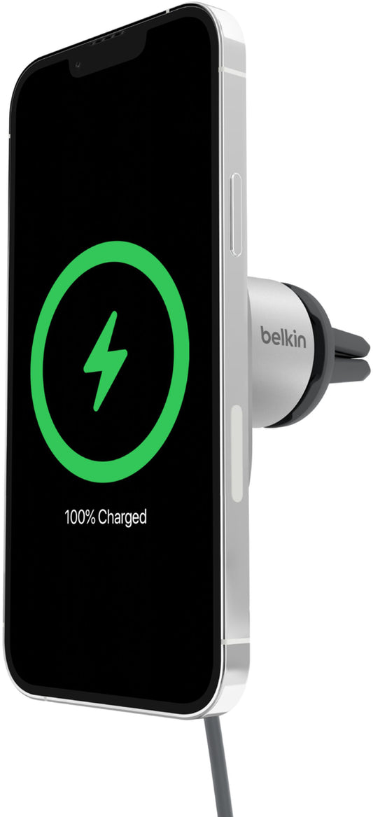 Bežični auto punjač Belkin BoostCharge Pro, 15W, 1.67A, Bijela WIC008btGR-V2