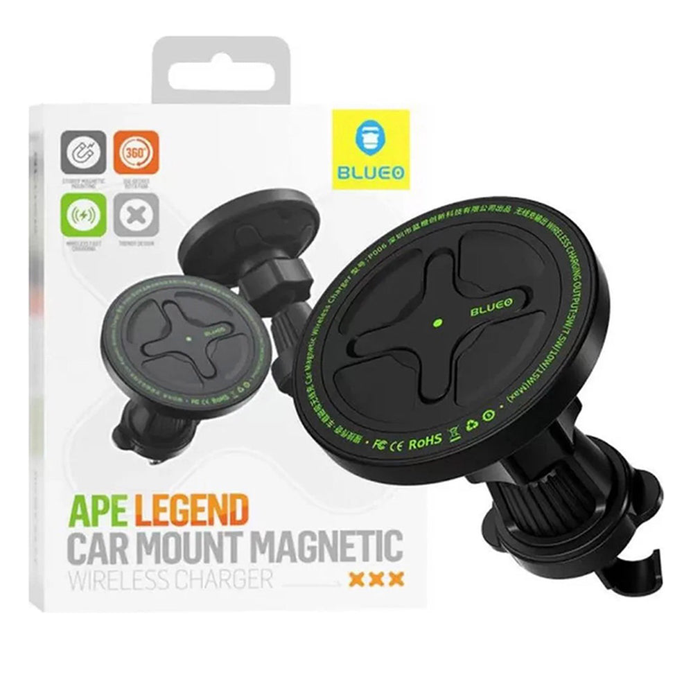 Auto punjač Blueo Ape Legend, 15W, 1.67A, Crni