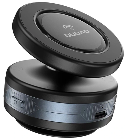 Bežični Auto Punjač Dudao F24Max, 15W, 1.67A, Crni