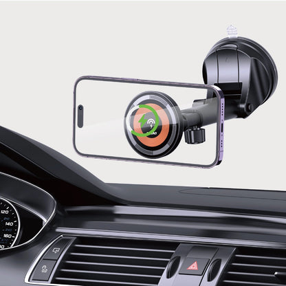 Bežični auto punjač Dudao F12MAX+, 15W, 1.67A, crni