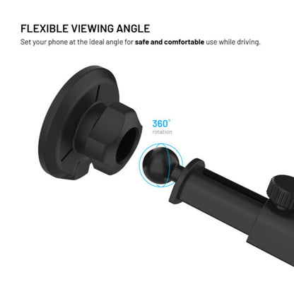 Auto punjač Wireless Fixed MagRound 2 XL, 15W, 1.67A, Crni