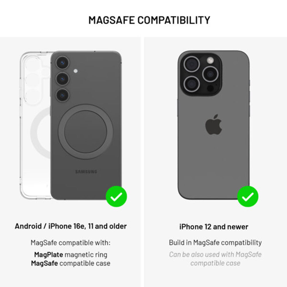 Auto punjač Wireless Fixed MagRound 2 XL, 15W, 1.67A, Crni