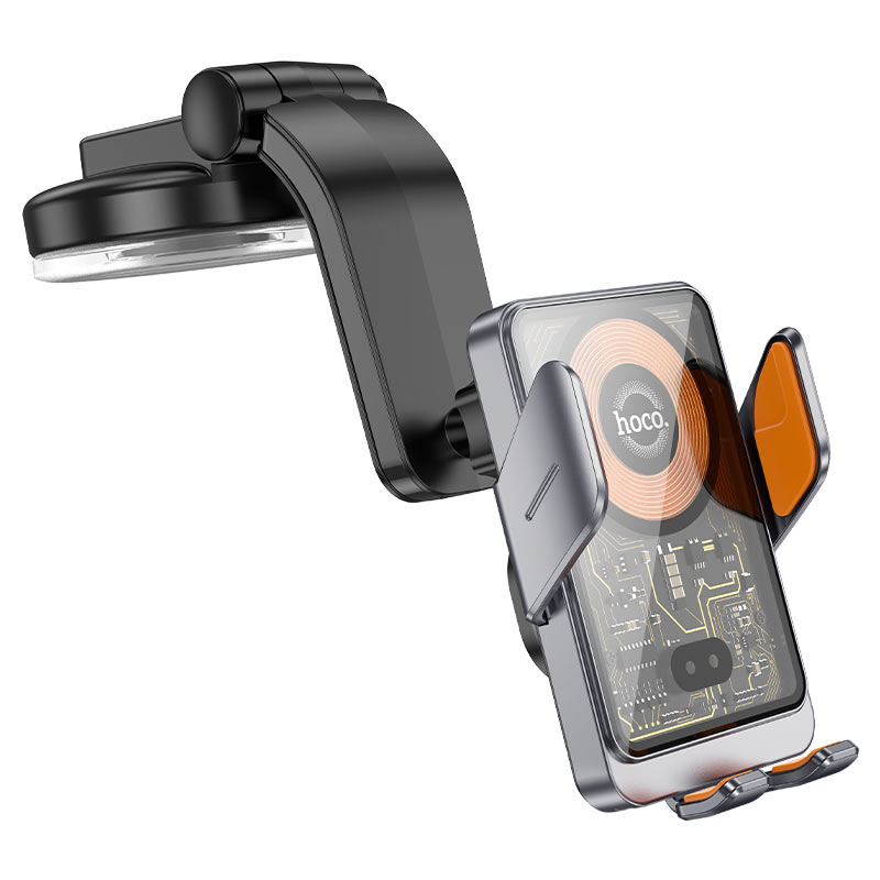 Auto punjač bez žica HOCO HW8, 15W, 1.67A, Crni