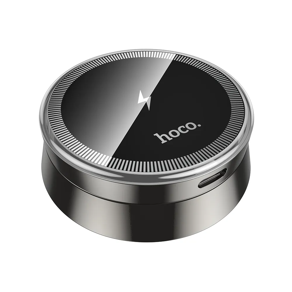 Bežični auto punjač HOCO HW33, 15W, 1.67A, Sivi