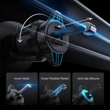 Auto punjač Lisen Wireless, 15W, 1.67A, Crni YL0223070007