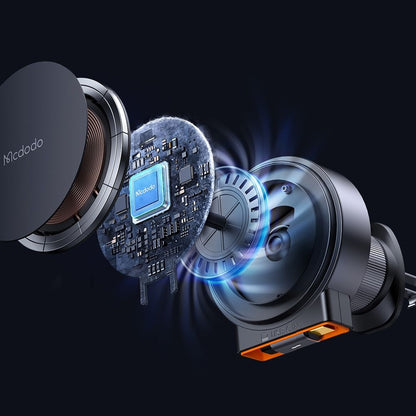 Auto punjač bez žice McDodo CH-0091, 15W, 1.67A, Zlatni