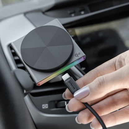 Auto punjač Proove Neostorm Wireless, 15W, 1.67A, Sivi WHNS15002003