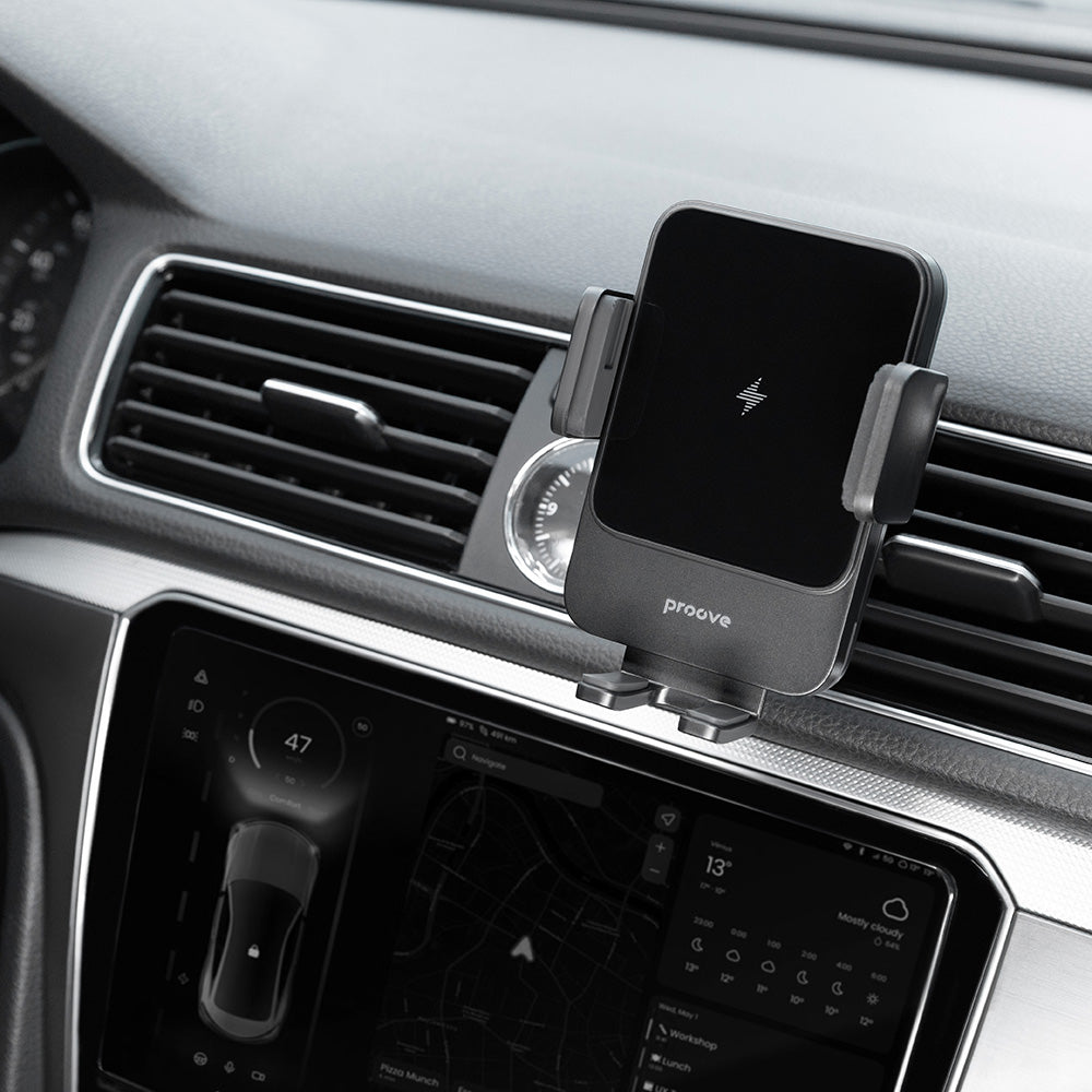 Auto punjač Proove Sonic Wireless, 15W, 1.67A, Sivi WHSN15002001