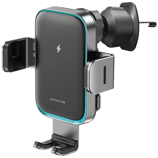Auto punjač Proove Triple Clamp Pro, 15W, 1.67A, sivi WHTP15010004