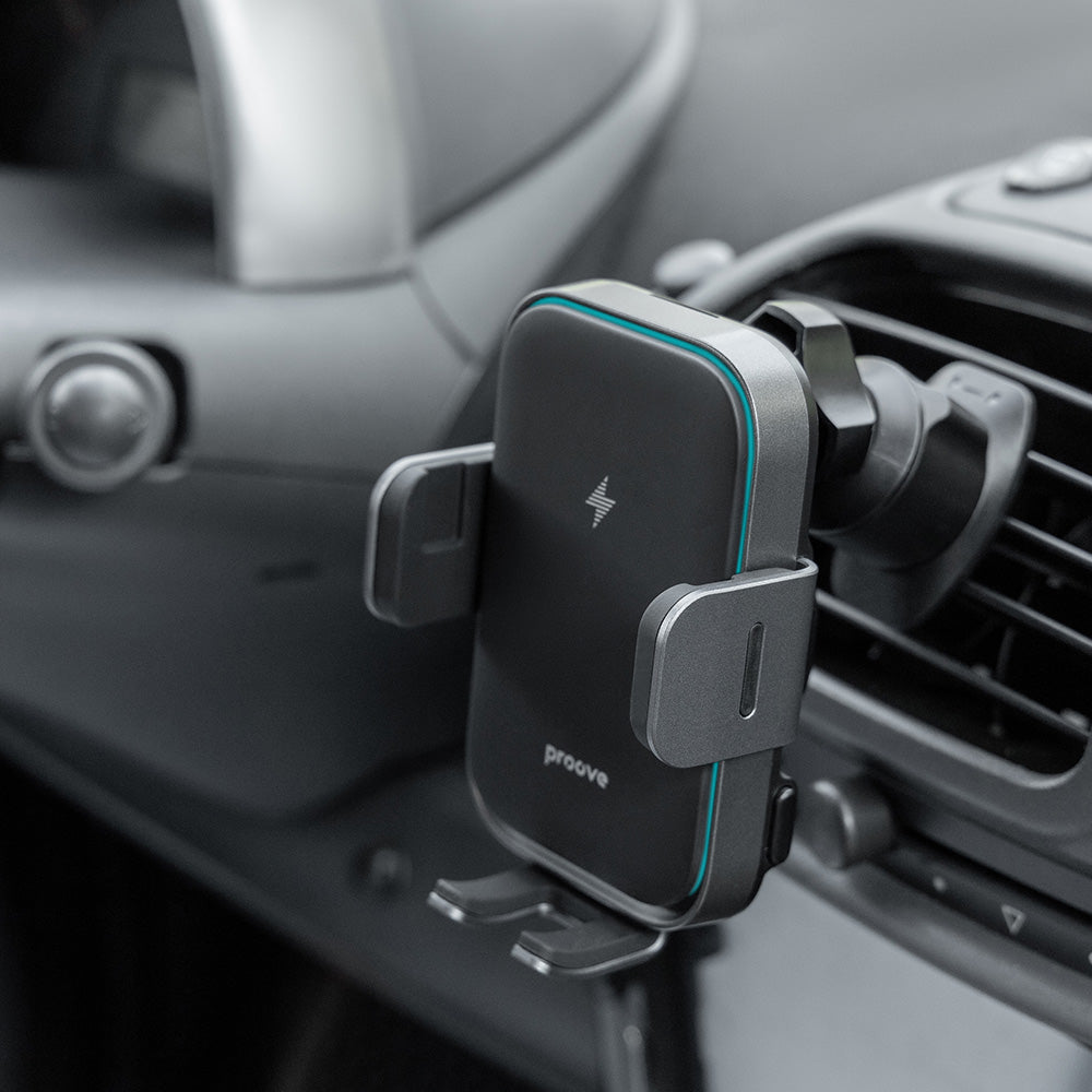 Auto punjač Proove Triple Clamp Pro, 15W, 1.67A, sivi WHTP15010004