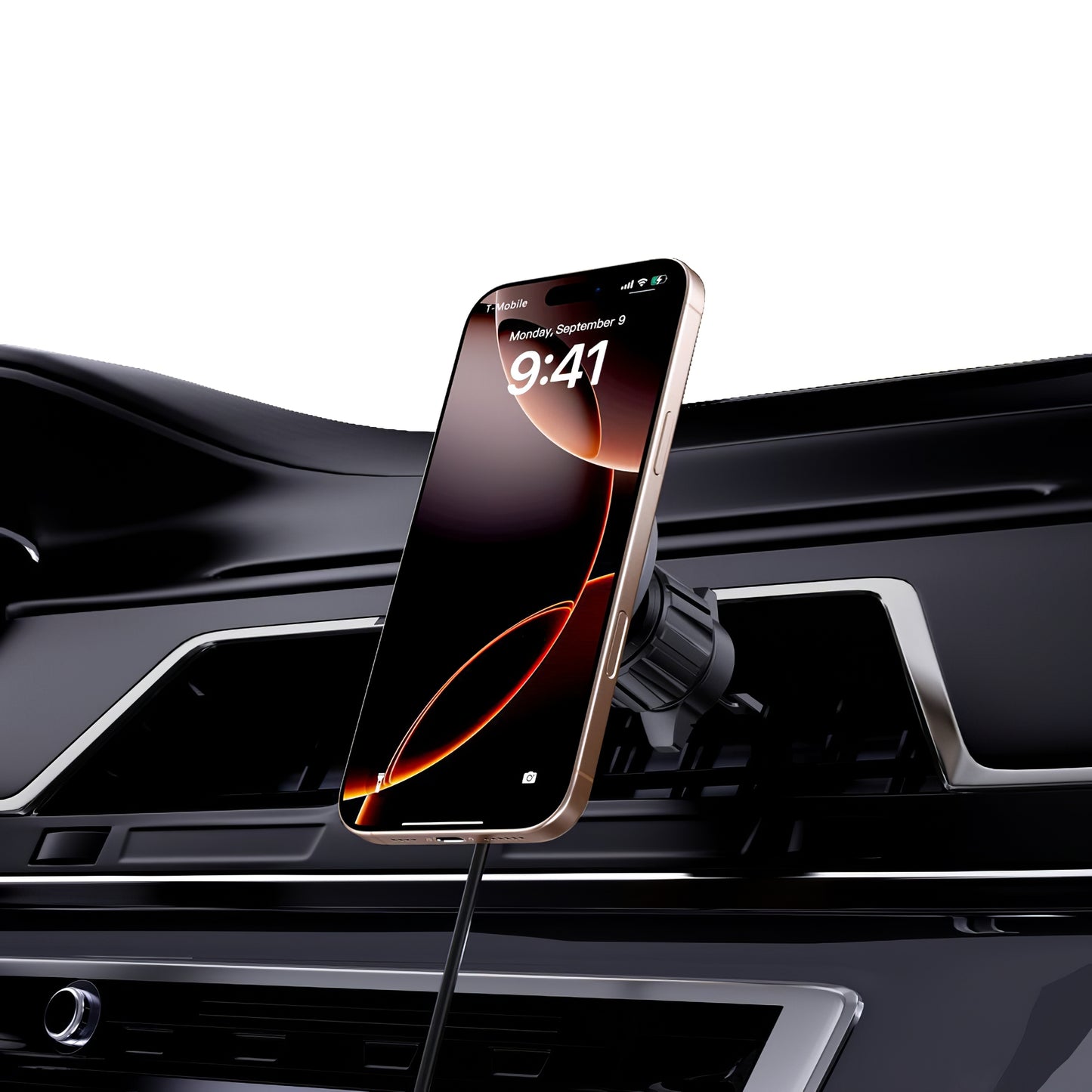 Auto punjač Tech-Protect MM15W-V7 QI2, bežični, 15W, 1.67A, crni