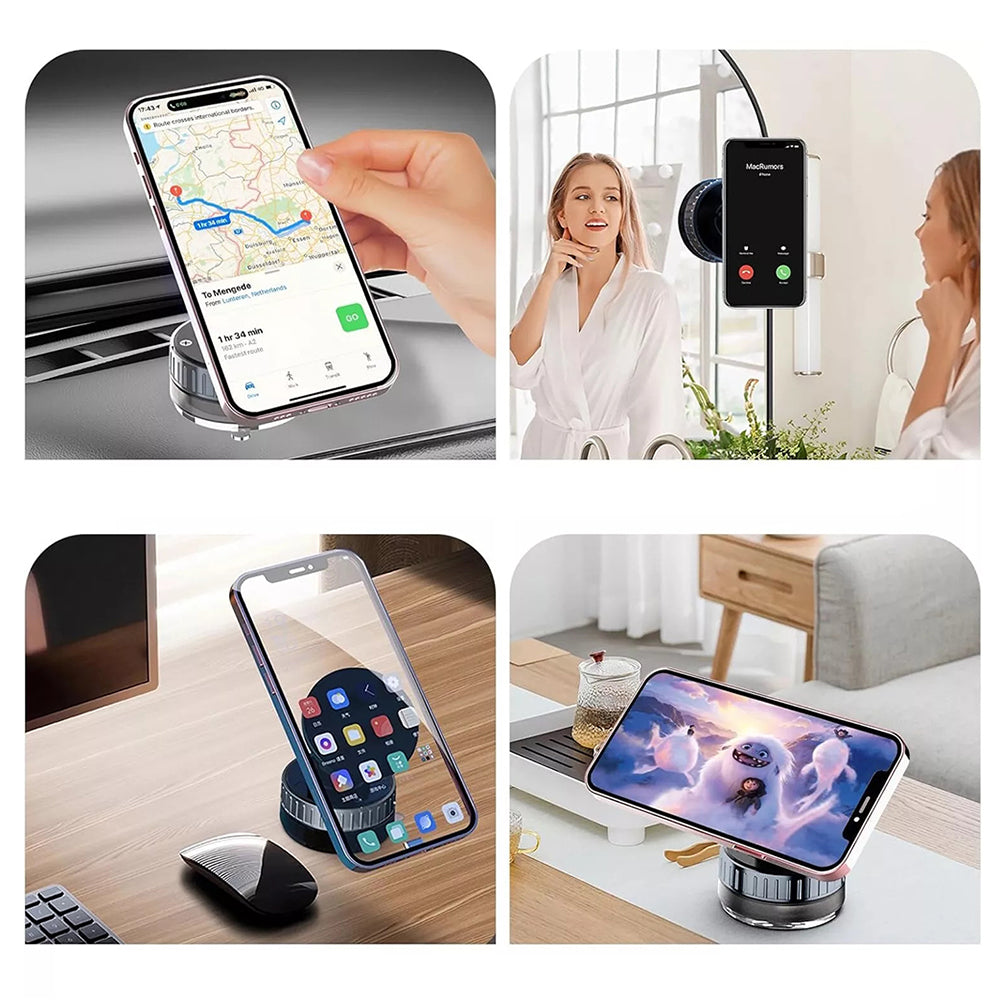 Auto punjač bez žica Techsuit HOLD253, 15W, 1.67A, Crni