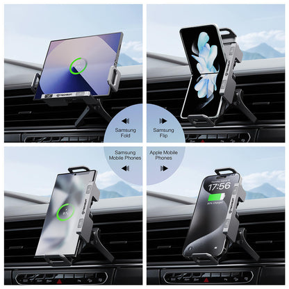 Auto punjač Techsuit SW1 ModoDock, 15W, 1.67A, Crni