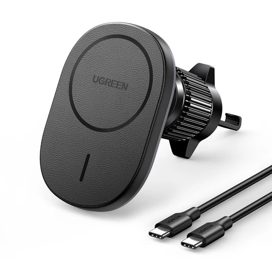 Bežični auto punjač UGREEN CD345 Vent, 15W, 1.67A, Crni