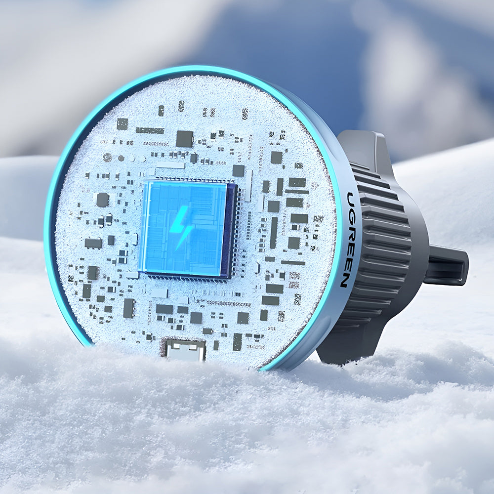 Auto punjač bez žice UGREEN W758, 25W, 1.67A, Plavi