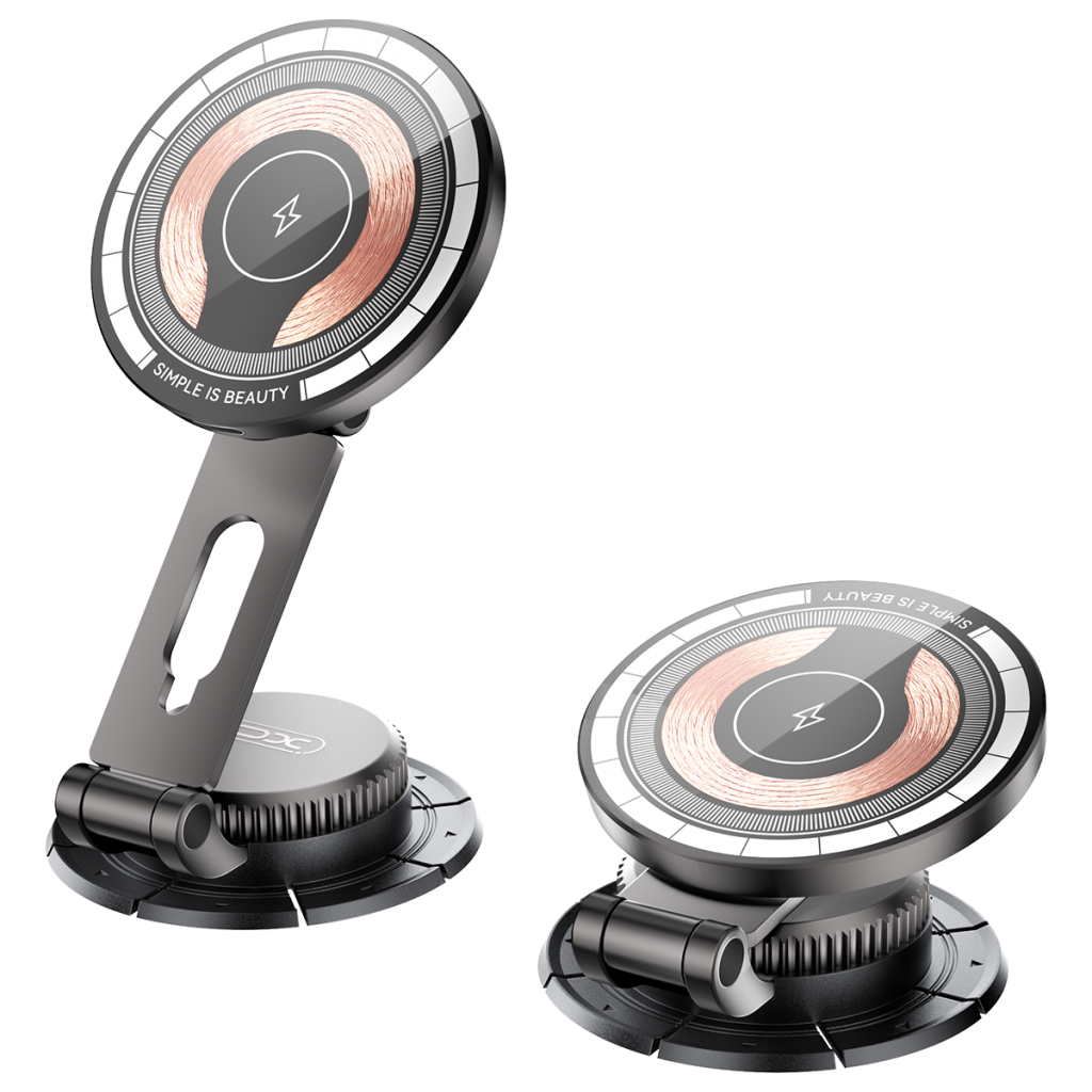Auto punjač bežični XO Design CX036, 15W, 1.67A, Crni