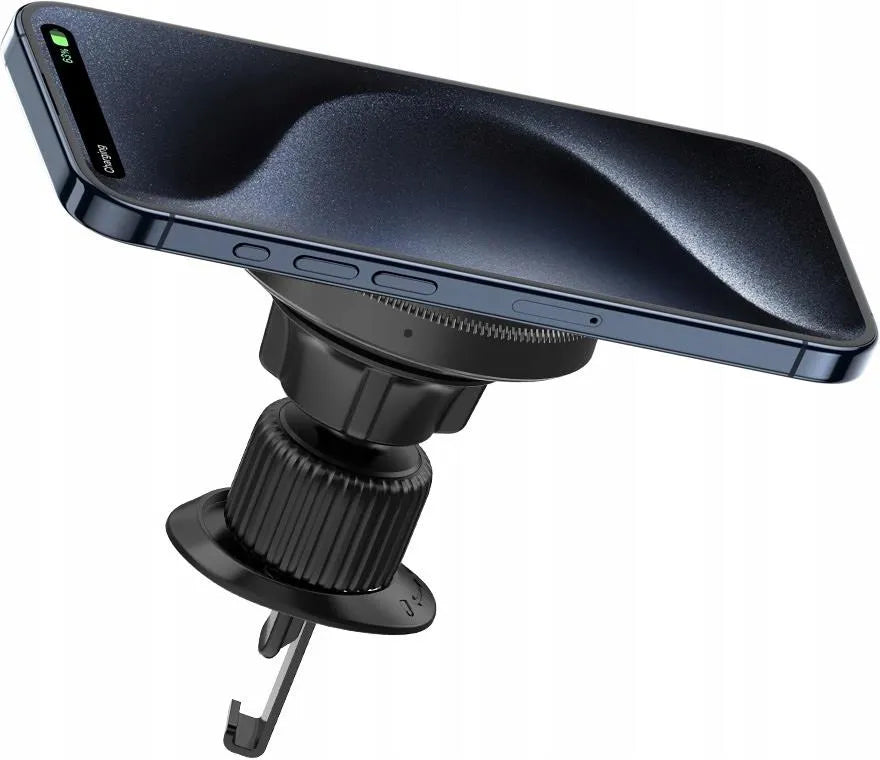 Auto punjač bežični XO Design CX025, 15W, 1.67A, Crni