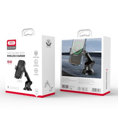 Bežični auto punjač XO Design WX027, 15W, 1.67A, Crni