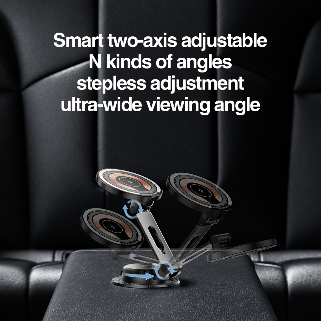 Auto punjač bežični XO Design CX036, 15W, 1.67A, Crni