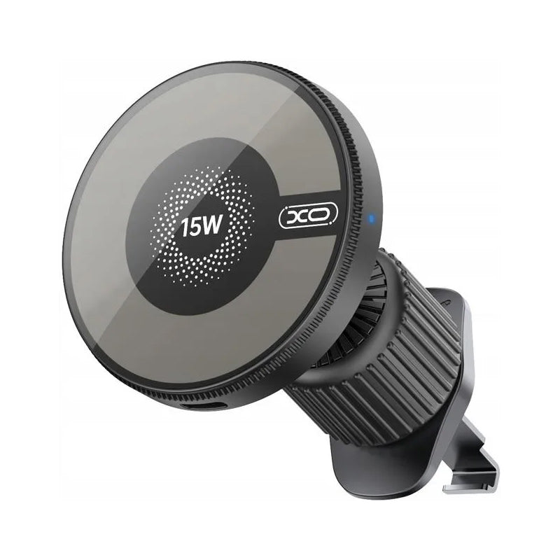 Auto punjač bežični XO Design CX025, 15W, 1.67A, Crni